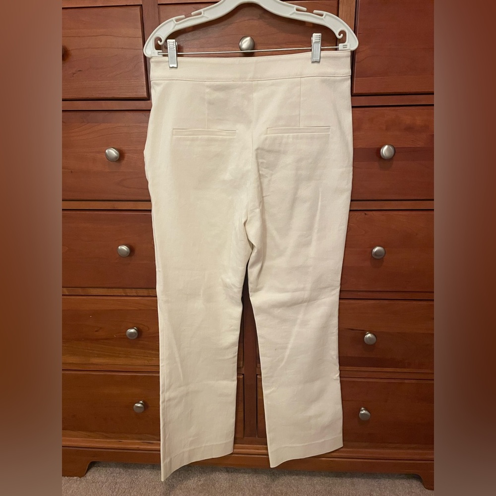 Veronica Beard Kimra Pant in Ecru (10) NWT - Picture 7 of 12